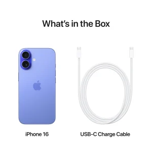 iPhone_16_Ultramarine_PDP_Image_Position_8_USB-C_Charge_Cable__MY-EN Apple iPhone 16 128GB
