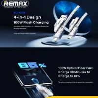 17f19abd42c273debe47eb5c8c81372f.png_2200x2200q80.png_ (1) REMAX RC-C119 Zous Series 100W 2 In 2 Fast Charging Data Cable