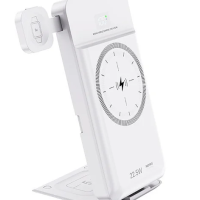 2171864_2ajzs5_0 Remax RPP-D3 5-in-1 Portable Folding Wireless Charging 10000mAh Power Bank