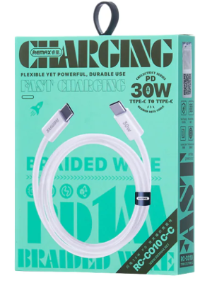 Remax  Chelectricy Series 30W Type-C to Type-C