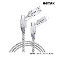 REMAX RC-C119 Zous Series 100W 2 In 2 Fast Charging Data Cable