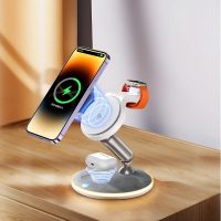 600x600 Remax RP-W90 Bodi 3-in-1 Wireless Charging Station with MagSafe 22W