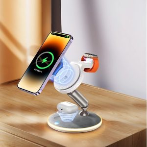 600x600 Remax RP-W90 Bodi 3-in-1 Wireless Charging Station with MagSafe 22W