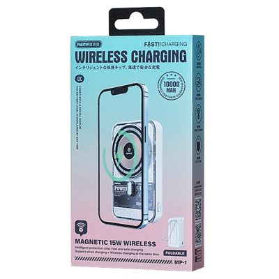 REMAX MP-1 Transparent Punk 15W Wireless Charging 10000mAh Magnetic Power Bank