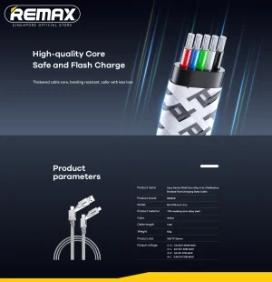 8ef65c8c3b0e873d91500026708bbf3d.png_2200x2200q80.png_ Remax RC-C119 Zous Series 100W 2 In 2 Fast Charging Data Cable