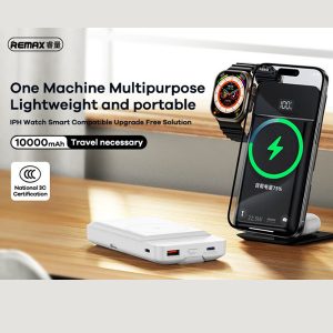 Baterie-5-in-1-Remax-RPP-D3-Incarcare-wireless-Magnetica-10.000mAh-USB-Type-C-1 Remax RPP-D3 5-in-1 Portable Folding Wireless Charging 10000mAh Power Bank