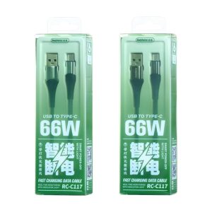 EDA0067160_B2 Remax RC-C117 1.2m 66W USB to Type-C
