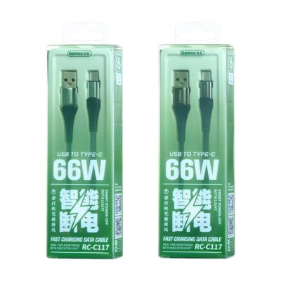 EDA0067160_B2 REMAX RC-C117 1.2m 66W USB to Type-C