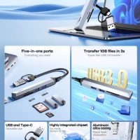 Remax_RU-U7_Aluminum_Alloy_Series_5-in-1_Type-CUSB_Hub_Gray_2 Remax RU-U7 hub