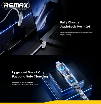 c8b0c42499d5dbce08edaf194fcec55e.png_2200x2200q80.png_ REMAX RC-C119 Zous Series 100W 2 In 2 Fast Charging Data Cable