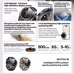 REMAX  WATCH 18 Intelligent GPS  Sports Smart Watch