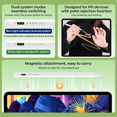 Remax Dual-System Switch Active Stylus Pen AP08
