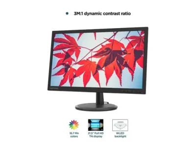 66ADKAC1IN-1 Monitor Lenovo Led Backlight 21.45 inch