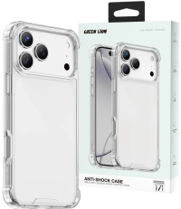 GNASC17ACL-5700 Green Lion Anti-Shock Case For Iphone 17 – Clear
